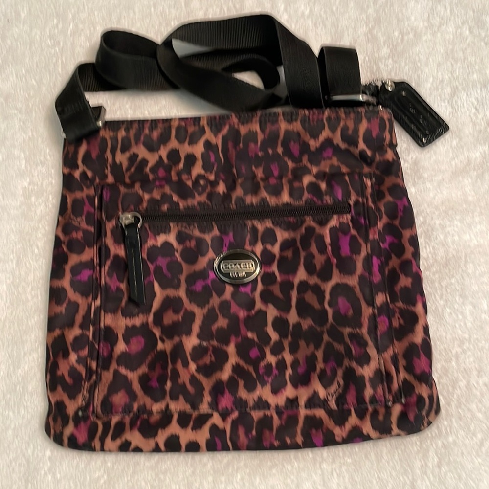 Animal print crossbody